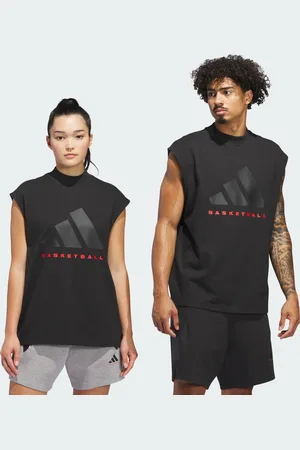 adidas Playera Sin Mangas Basketball (Unisex) Negro - Unisex