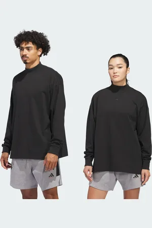 adidas Playera Basketball Manga Larga (Unisex) Negro - Unisex
