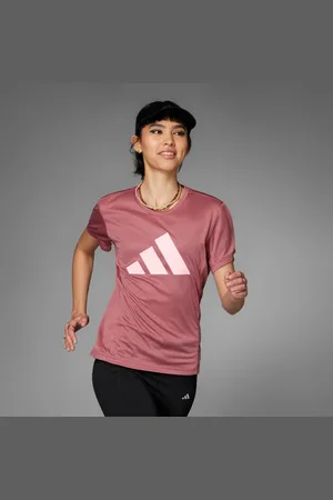 adidas Camiseta Run It Preloved Crimson - Mujer