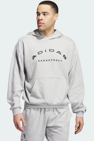 adidas Sudadera Con Gorro de Felpa Select Foundation Medium Gris Gris - Hombre