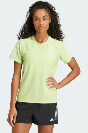 adidas Playera Own The Run Pulse Lime - Mujer