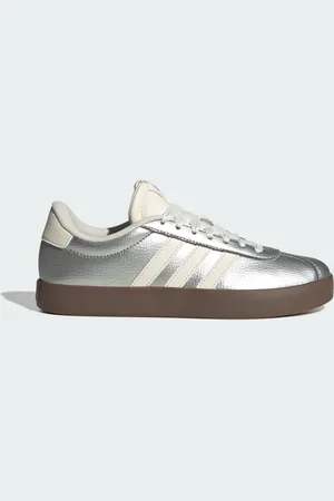 adidas Tenis VL Court 3.0 Plata Gris - Mujer