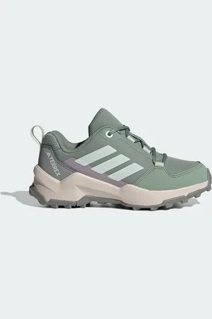 adidas Tenis de Senderismo Terrex Ax4r Plata Verde - Niño