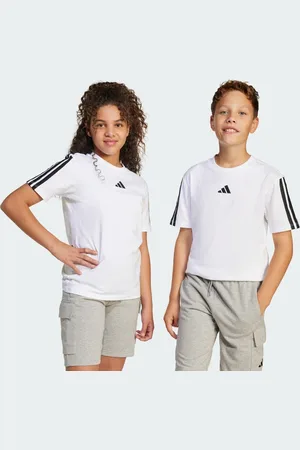 adidas Playera Essentials Kids Blanco - Niño