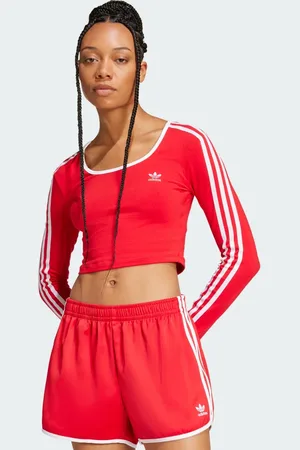 Camisetas adidas mujer cortas store