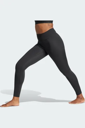 adidas Mallas Largas All Me Essentials Corte Alto Negro - Mujer