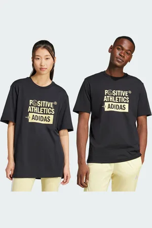 adidas Playera Lounge Verbiage Estampada Negro - Hombre