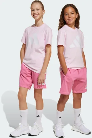 adidas Conjunto Playera Essentials Kids Clear Rosa - Niño