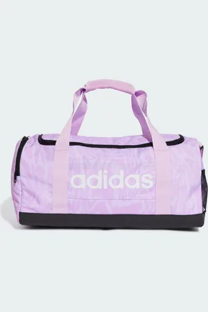 adidas Maleta Deportiva Linear Graphic Duffel Pequeña Ice Lavender