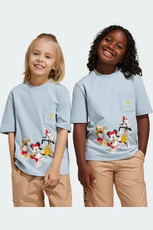 adidas Playera x Disney Mickey Mouse (Niños) Wonder Azul - Niño
