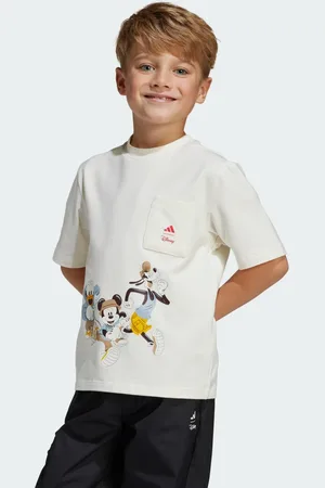 adidas Playera x Disney Mickey Mouse (Niños) Off Blanco - Niño