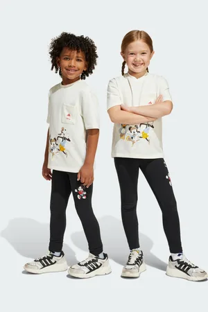 adidas Mallas Mickey Mouse x Disney Kids Negro - Niño