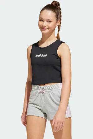 adidas Playera Sin Mangas Essentials Kids Negro - Niño