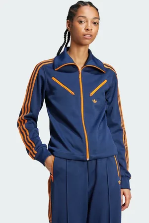 adidas Chaqueta Deportiva Adicolor 70s Montreal Night Indigo - Mujer