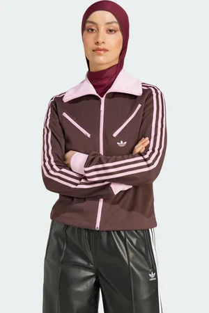 adidas Chaqueta Deportiva Adicolor 70s Montreal Shadow Marrón - Mujer