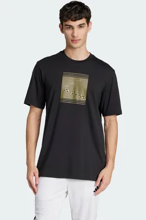 adidas Playera Tech Metallic Graphic Negro - Hombre