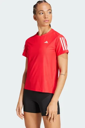 adidas Playera Own The Run Pure Ruby - Mujer