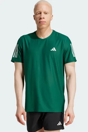 adidas Playera Own The Run Collegiate Verde - Hombre
