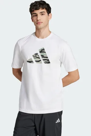 adidas Playera Codes Camo Estampada Blanco - Hombre