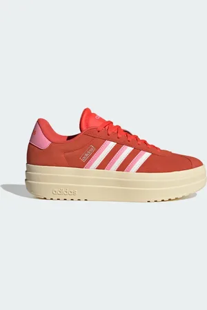 adidas Tenis VL Court Bold Bright Rojo - Mujer