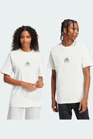 adidas Playera Lounge Pizza Estampada Off Blanco - Hombre
