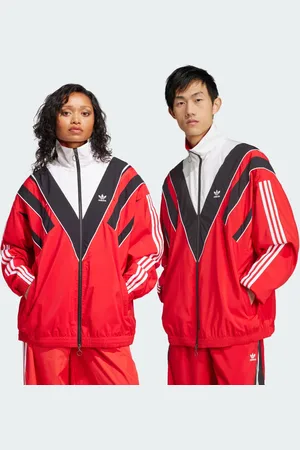 adidas Track Top Ranted Cut Line Collegiate Rojo - Mujer
