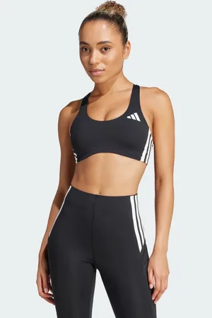 adidas Top Deportivo Adizero Run Soporte Medio Negro - Mujer