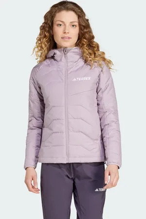adidas Chamarra Térmica Terrex Multi Sintética Con Gorro Preloved Fig - Mujer
