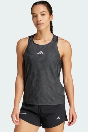 adidas Playera Sin Mangas Ultimate Running Engineered Climacool+ Negro - Mujer