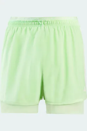 adidas Own The Run Excite 3 Franjas 2in1 Semi Verde Spark - Mujer
