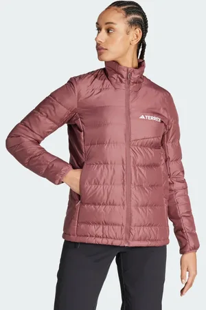 adidas Chamarra de Plumón Terrex Multi Light Burgundy - Mujer