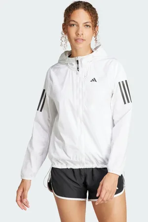 adidas Chamarra Own The Run Blanco - Mujer