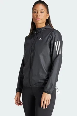 adidas Chamarra Own The Run Negro - Mujer