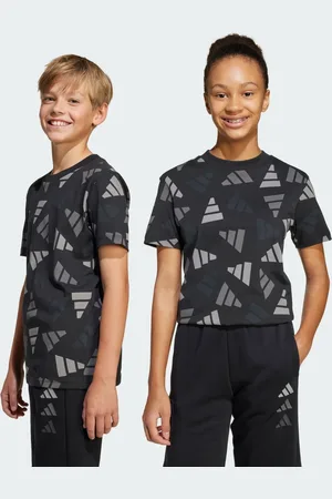 adidas Playera Seasonal Essentials Logo Celebration Infantil Negro - Niño