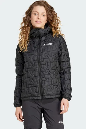adidas Chamarra Térmica Con Capucha Terrex Xperior Primaloft Loose Fill Negro - Mujer