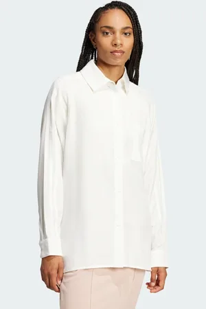 adidas Jersey Manga Larga Premium Essentials Blanco - Mujer