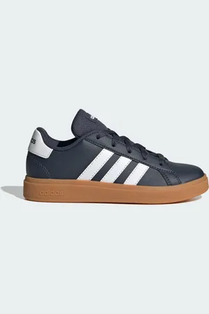 adidas Tenis Grand Court Lifestyle Para Tenis Con Cordones Shadow Azul - Niño