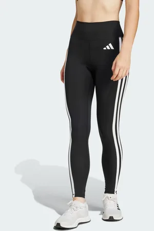 adidas Mallas 7/8 Optime Essentials 3 Franjas Negro - Mujer
