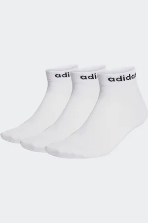 adidas Al Tobillo Linear 3 Pares Blanco