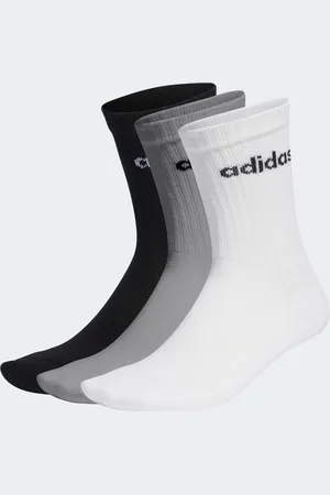 adidas Acolchados Linear 3 Pares Medium Gris Gris