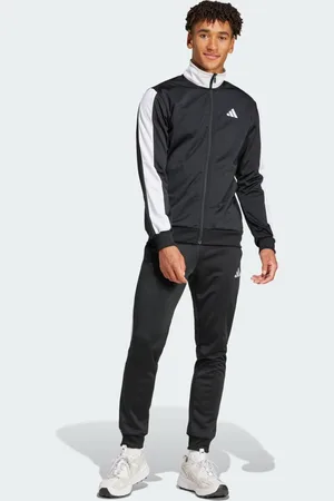 adidas Conjunto Sportswear Basic Tricot Colorblock Negro - Hombre