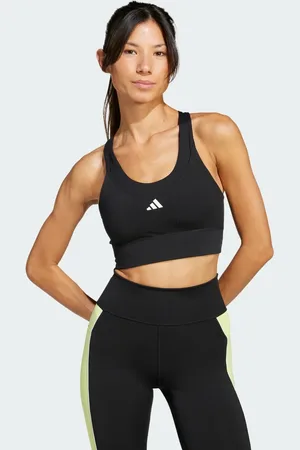 adidas Top Deportivo Run Pocket Soporte Medio Negro - Mujer