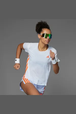 adidas Playera Adizero Running Blanco - Mujer