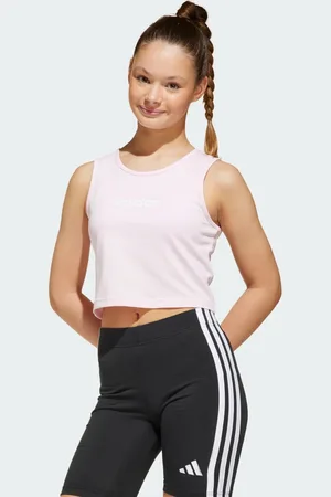 adidas Playera Sin Mangas Essentials Kids Clear Rosa - Niño