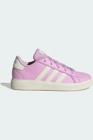 adidas Tenis Grand Court Lifestyle Para Tenis Con Cordones Bliss Lilac - Niño