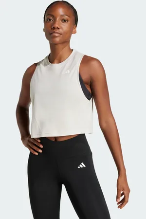 adidas Bvd Train Essentials Boxy Workout Beige - Mujer