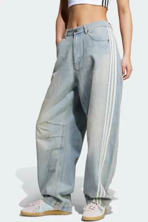 adidas Pants Denim Prelavado Adilenium Season 3 Ajuste Ceñido Light Denim - Mujer