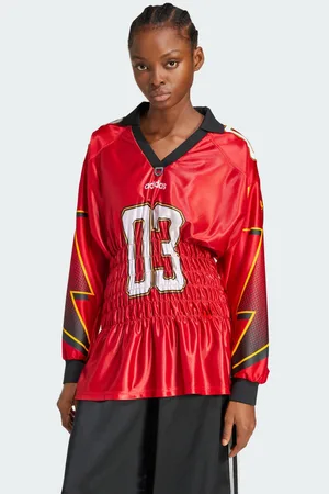 adidas Playera Manga Larga Adilenium Season 3 Better Scarlet - Mujer