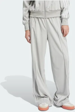 adidas Pants Deportivos Adicolor Classic Firebird Holgados Gris Two - Mujer