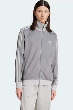 adidas Chamarra Deportiva Adicolor Classics Beckenbauer Gris Three - Hombre